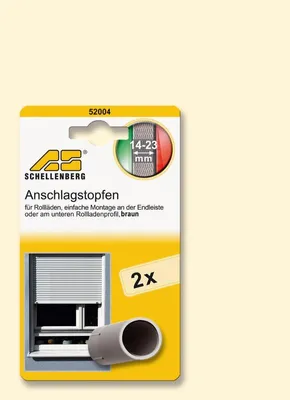 Produktbild von Schellenberg Anschlagstopfen f. Rollladen braun - 52004