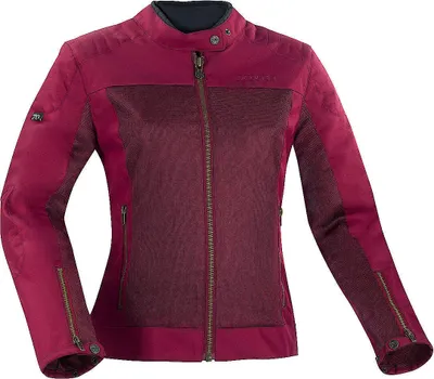 Produktbild von Segura Oskar Damen-Motorrad-Textiljacke, dunkelrot, 38