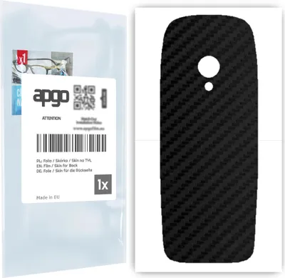 Produktbild von apgo Rückseite Schutzfolie für Nokia 6310 2021 -  Hinten Schutzfolie Carbon, Rückseite Folie schützt vor Kratzern und Fingerabdrücken