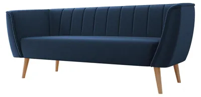 Produktbild von MIRJAN24 Sofa Pas 3, Polstersofa mit Wellenfeder, Holzfüße, Wohnzimmer Kollektion (Farbe: Kronos 09)
