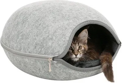 Produktbild von Famanu Katzenbett 2-in-1 - grau