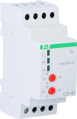 Produktbild von CZF-BT Phasen- und Verlustsensor, Kontakt: 1NO, I=10A, einstellbare Reaktionszeit 0,5-15 Sek., 2 Module