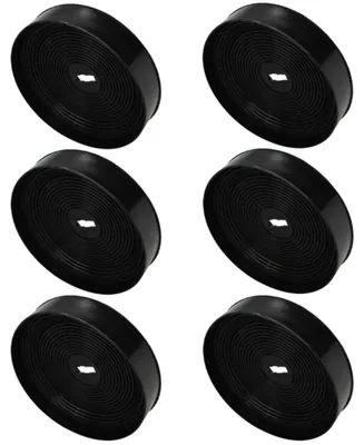 Imagen del producto de Omgoods - 6 filtros de carbón activado de 170 x 34 mm para campanas extractoras