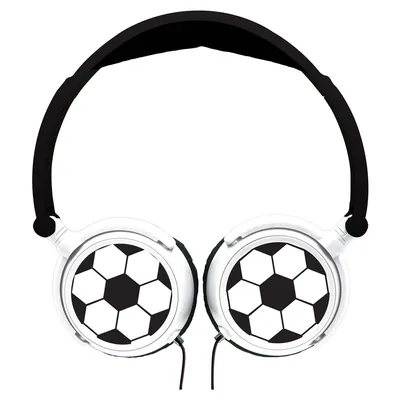 Obrázok produktu pre Lexibook Skladacie drôtové slúchadlá s futbalovým dizajnom