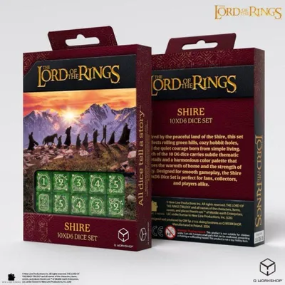 Image de Kostky Lord of the Rings - Comté (10 pièces)
