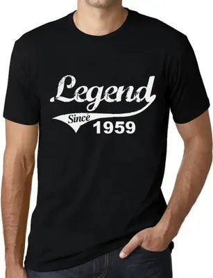 Produktbild von Herren Grafik T-Shirt Legende seit 1959 – Legend Since 1959 – Geschenk 65. Geburtstag Jahrestag 65 Jahre Jubiläum 65 Jährige Mann Jahrgang 1959