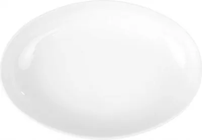 Obrázek produktu pro Porcelánový talíř bílý oválný 17,5 x 26,4 cm