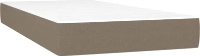 Produktbild von Taschenfederkernmatratze Taupe 120x190x20 cm Stoff
