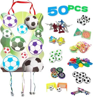 Produktbild von Kinder Piñata mit 50 Spielzeugen für Geburtstagsfeier