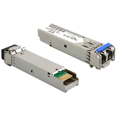 Produktbild von Delock - SFP (Mini-GBIC)-Transceiver-Modul - GigE - 1000Base-LX - LC Single-Modus - bis zu 20 km - 1310 nm - für P/N: 86180, 86203, 86220, 89376, 89481