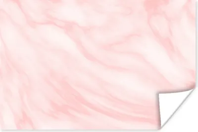 Produktbild von MuchoWow® Poster Marmor - Rosa - Weiß - Luxus - Marmoroptik 120x80 cm - Bilder