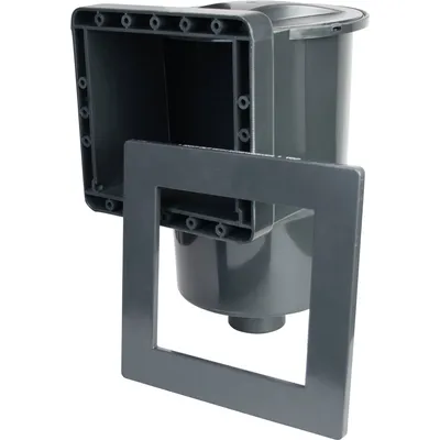Produktbild von Einbauskimmer und Rücklaufdüse (38 mm), anthrazit RAL 7016