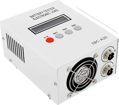 Obrázok produktu pre Tester kapacity batérie, LCD displej v reálnom čase, prenosný dizajn, Off White