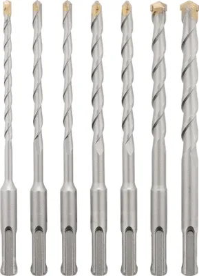 Produktbild von PARKSIDE® Bohrerset lang 3-tlg. (SDS Plus Bohrerset 7tlg.)