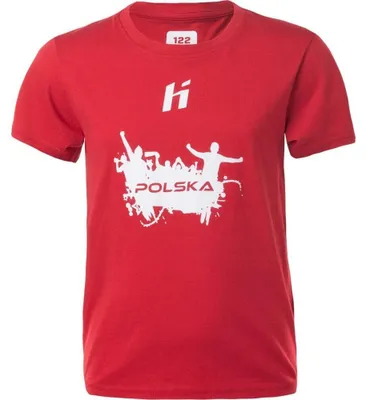 Immagine prodotto di Maglietta "Tifoso della Polonia" per bambini, modello IG4115 (taglia 116), colore rosso e bianco