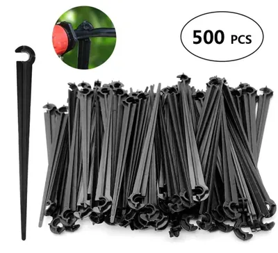 Immagine prodotto di Sistema di irrigazione a goccia, gocciolatori regolabili, facile installazione, confezione da 500 pezzi