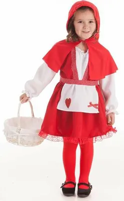 Immagine prodotto di Travestimento per bambini 5-7 anni Cappuccetto Rosso (3 pezzi)