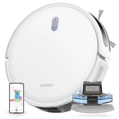 Produktbild von Laresar L10 Robot Odkurzający , transformacyjna technologia SOF LiDAR 6500 Pa, odkurzacz robot 3 w 1, APP/Alexa