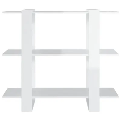 Produktbild von "Winterschlussverkauf "Bücherregal/Raumteiler - CLORIS - Standregal - Robust und langlebig - Hochglanz-Weiß 100x30x87 cm - DEMöbel2899784
