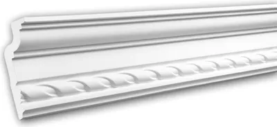 Produktbild von PROFHOME 150119 Eckleiste aus Polyurethan Deckenleiste Stuckleiste 2 m