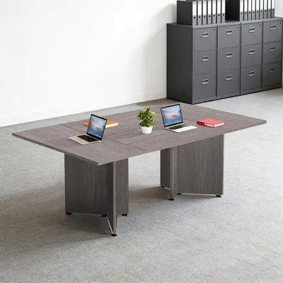 Obrázek produktu pro Modulární konferenční stůl, rozšiřitelný, rozměry 240 x 60 x 74 cm, barva tmavě šedá