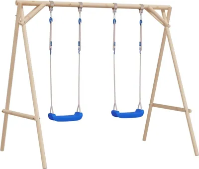 Produktbild von Schaukelsitze mit Seilen 2 Stk. Blau 38x16 cm PE