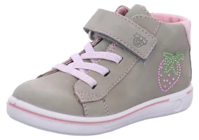 Image de Bottines pour filles Ricosta modèle LOU, références : 49256-22, 49256-23, 49256-24, 49256-25, 49256-26, 49256-27, RIC-50-2607302, couleur eucalyptus/blush, taille 22