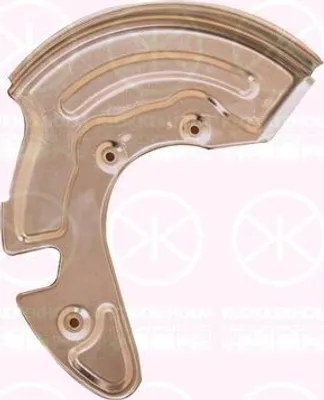 Produktbild von KLOKKERHOLM Spritzblech Bremsscheibe für VW PASSAT Variant (3B6) Vorne Links 0018377 Ankerblech