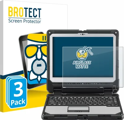 Produktbild von 3x BROTECT Entspiegelungs Schutzglas für Panasonic Toughbook CF-33 Schutzfolie Panzer Folie Glas Display Schutz matt