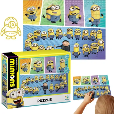 Immagine prodotto di Minions Puzzle 80 Pezzi Colorato E Divertente Per Bambini