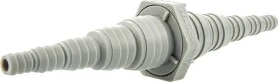 Produktbild von Haas OHA Doppel Schlauchkupplung, beidseitig für Schläuche von 8,4 bis 26,5 mm - grau