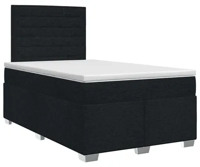Imagen del producto de Cama con somier y colchón vidaXL, color , 120 x 200 cm, tapizada en tela