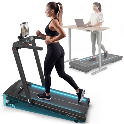 Produktbild von Sportstech sTread_Fold_Pro – Klappbares Laufband mit App & 11 % Steigung