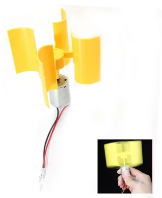 Vertikaler Windgenerator, 0,55 W, DIY-Bildungsmodell, 100 mm