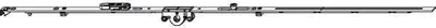 Produktbild von MACO MM DK-Getriebe fix DM 15 mm 1iS FFH  841-1090 mm silber (201734)