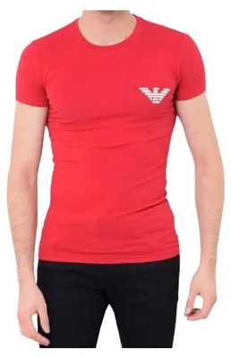 Immagine prodotto di Emporio Armani - T-shirt da uomo, vestibilità aderente NA1305 (L) (rosso)