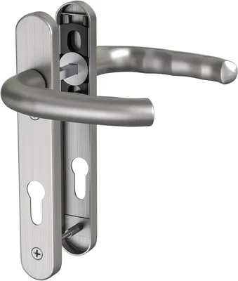 Immagine prodotto di Maniglia in acciaio inossidabile 304, distanza tra i fori di fissaggio di 122 mm, piastra di montaggio di 210 mm, per porte interne