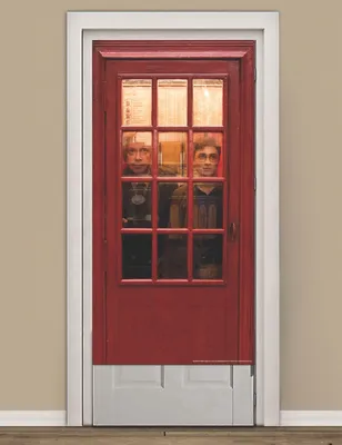 Produktbild von Harry Potter Telefonzelle Türdeko rot -