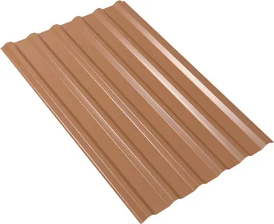 Produktbild von Weckman Trapezblech 120 x 77,6 cm 0,5 mm ziegelrot