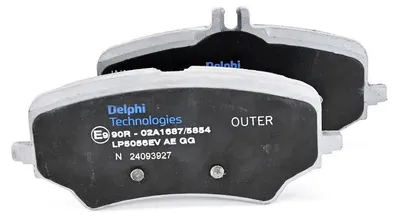 Image de Jeu de plaquettes de frein arrière DELPHI, compatibles avec la MERCEDES-BENZ EQE (V295) LP5056EV