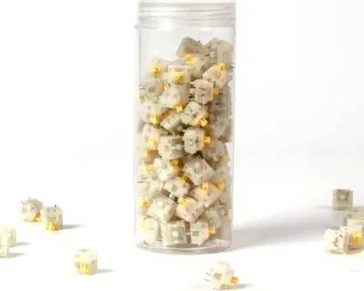 Immagine prodotto di Interruttori Keychron Gateron KS-3X1 Milk - 110 pezzi.