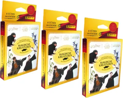 Produktbild von Panini Harry Potter Sticker - Magische Kreaturen (2023) - 3 Blister Sammelsticker