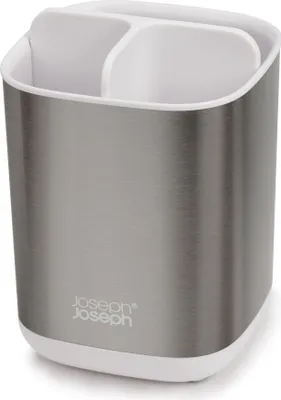 Zdjęcie produktu dla Joseph Joseph 70530, Wolnostojący uchwyt na szczoteczki do zębów, Stal, Stal nierdzewna, Stół, 95 mm, 95 mm