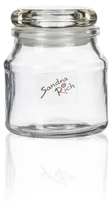 Produktbild von Glas mit Deckel "Storage" 8 x 6,5cm | Dekoglas Glasdose Aufbewahrung