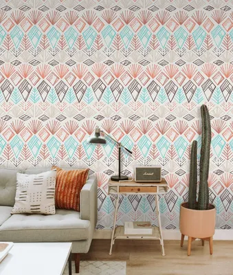 Produktbild von Coloray Fototapete 416x254 cm Vlies-Fototapete - Ethnicbrown-Design.