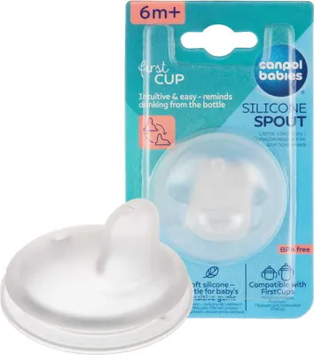 Produktbild von Canpol Babies | Silikon-Ustnik für Becher FirstCup - 6m+ - Ideal für selbstständiges Trinken - -frei