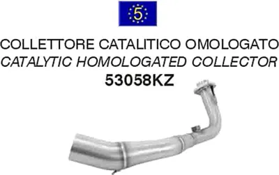 Immagine prodotto di Collettore catalitico ARROW omologato per scarico Urban per Kymco