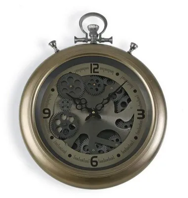 Produktbild von Wanduhr aus Metall mit MDF und Holz