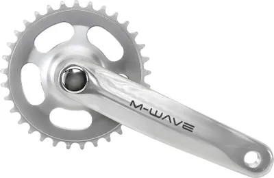 Produktbild von M-Wave Mighty Kettenradgarnitur 1-fach 38 Zähne - Aluminium-Kurbel 170 mm, St...