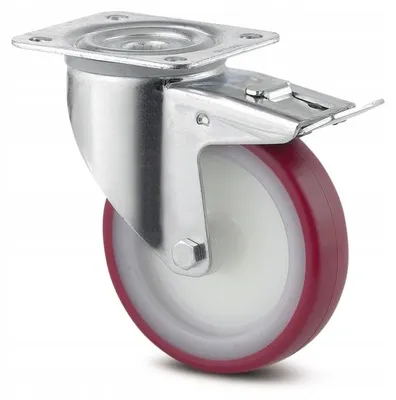 Produktbild von TENTE ALPHA Lenkrad mit Bremse 100mm Polyurethan